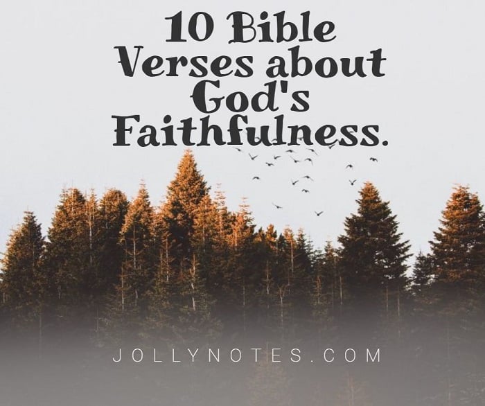 10 Bible Verses about Gods Faithfulness  Encouraging Bible Scriptures ...