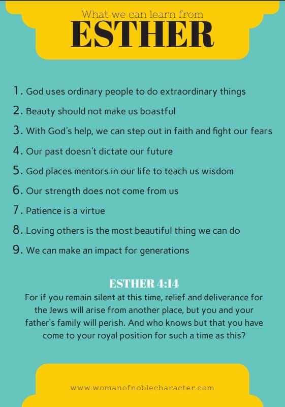9 Impactful Lessons We Can Learn From The Book Of Esther ...