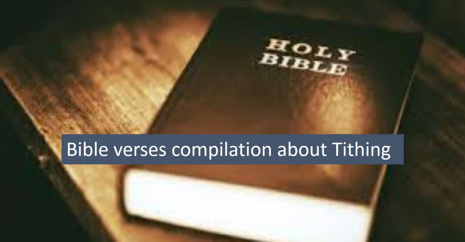 Bible verses compilation about Tithing