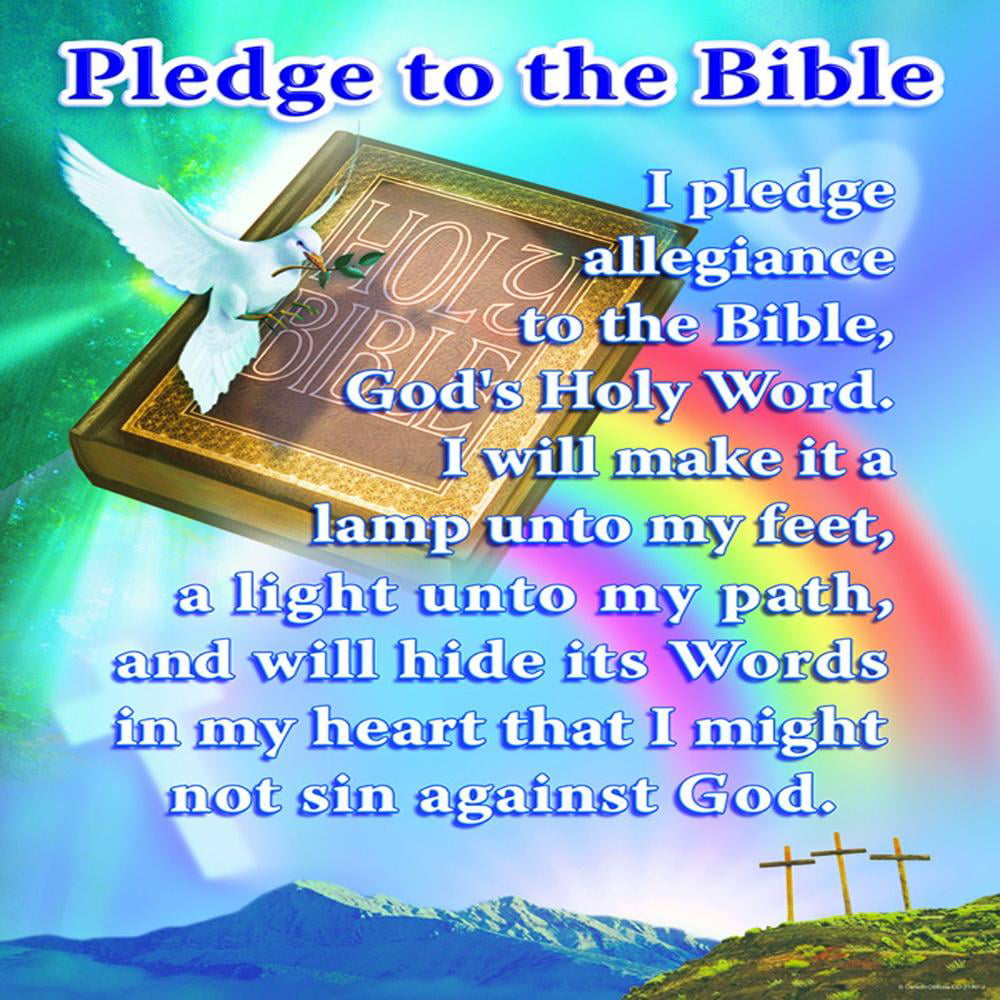 Carson Dellosa Christian Pledge to The Bible Chart (214012)Resource ...