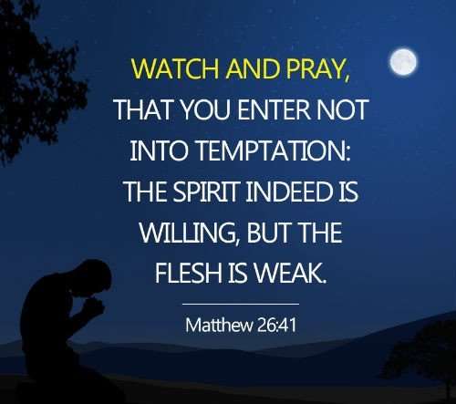 Daily Bible Verse About Resisting Temptation