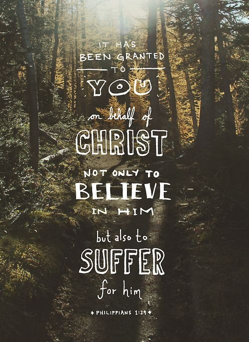 Daily Bible Verse About Suffering For Christ