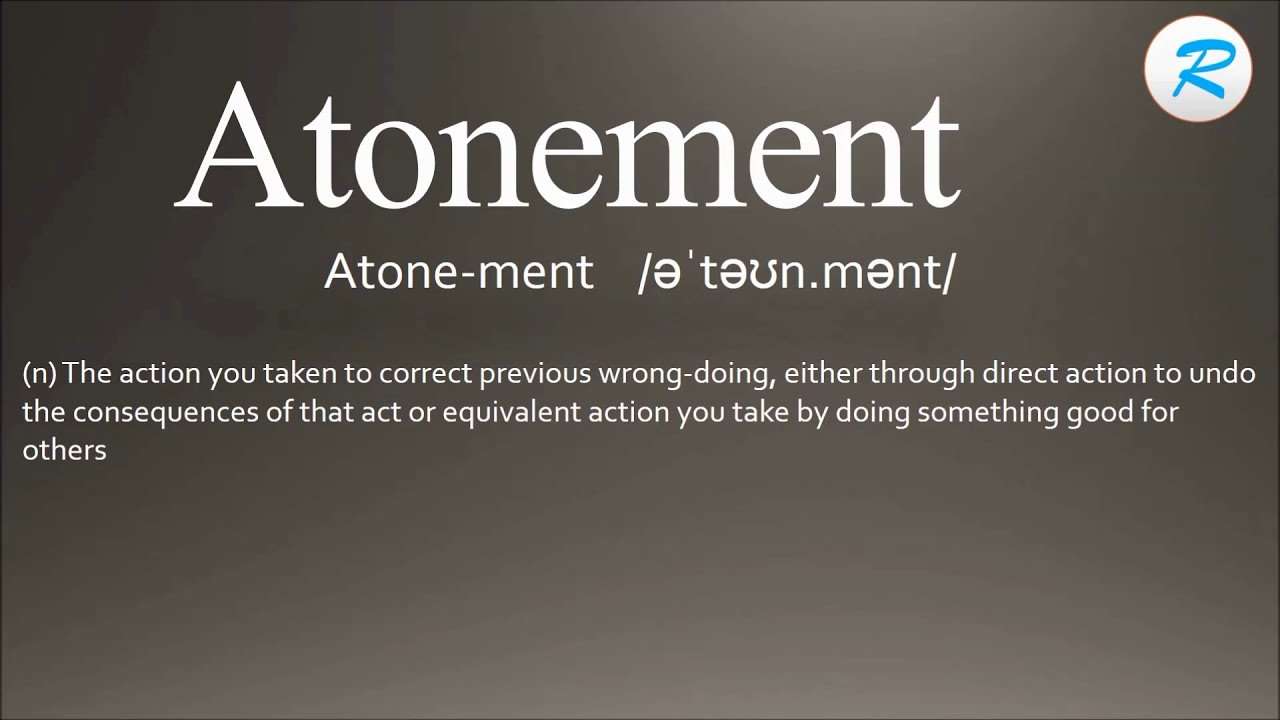 Definition Of Atonement