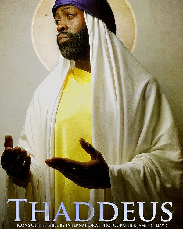Disciple Thaddeus Poster by Icons Of The Bible