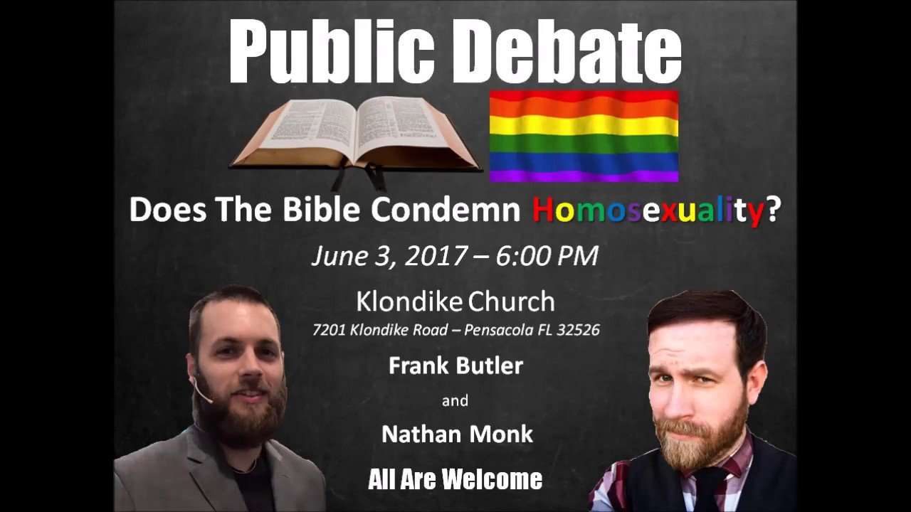 Does the Bible Condemn Homosexuality? Butler v.s. Monk ...