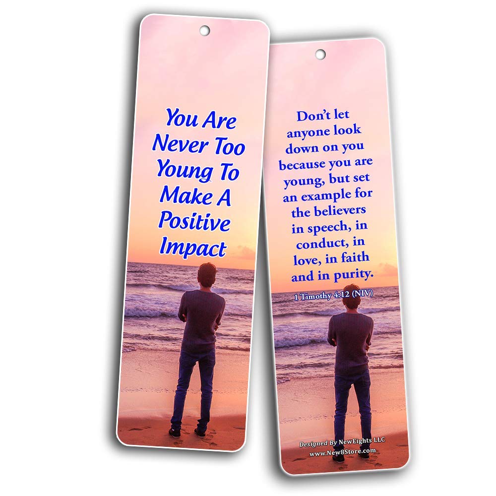 Encouraging Bible Verses For Teens Bookmarks  New8Store