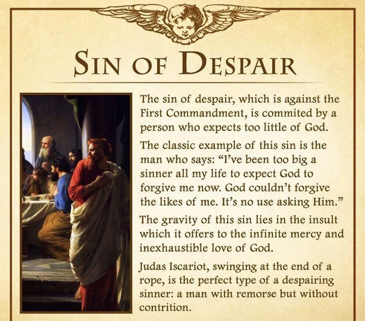 Examples Of Mortal Sins