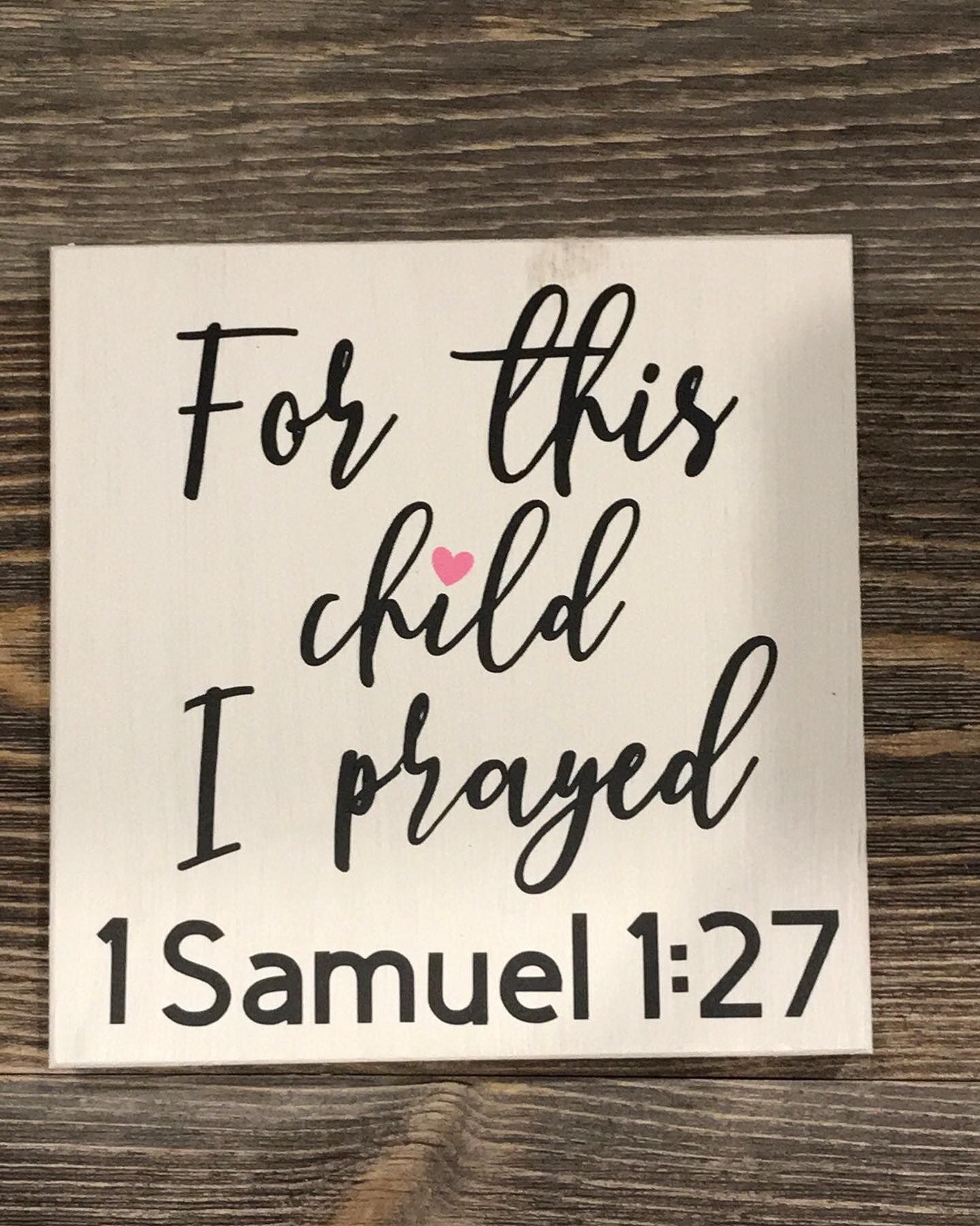 Excited to share this item from my #etsy shop: For This Child I Have ...