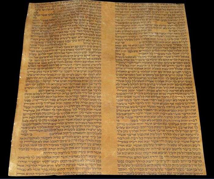 Hebrew Bible Torah Scroll Hand