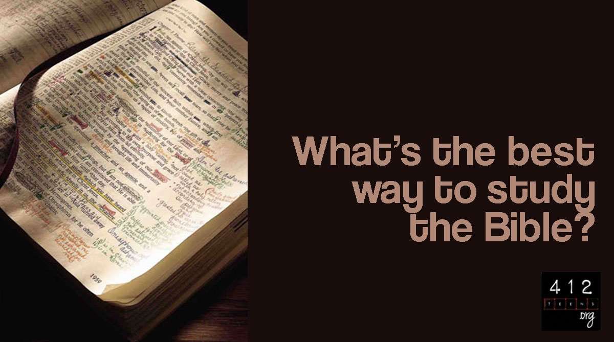 How should I study the Bible?