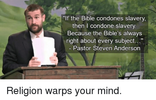 If the Bible Condones Slavery Then L Condone Slavery ...