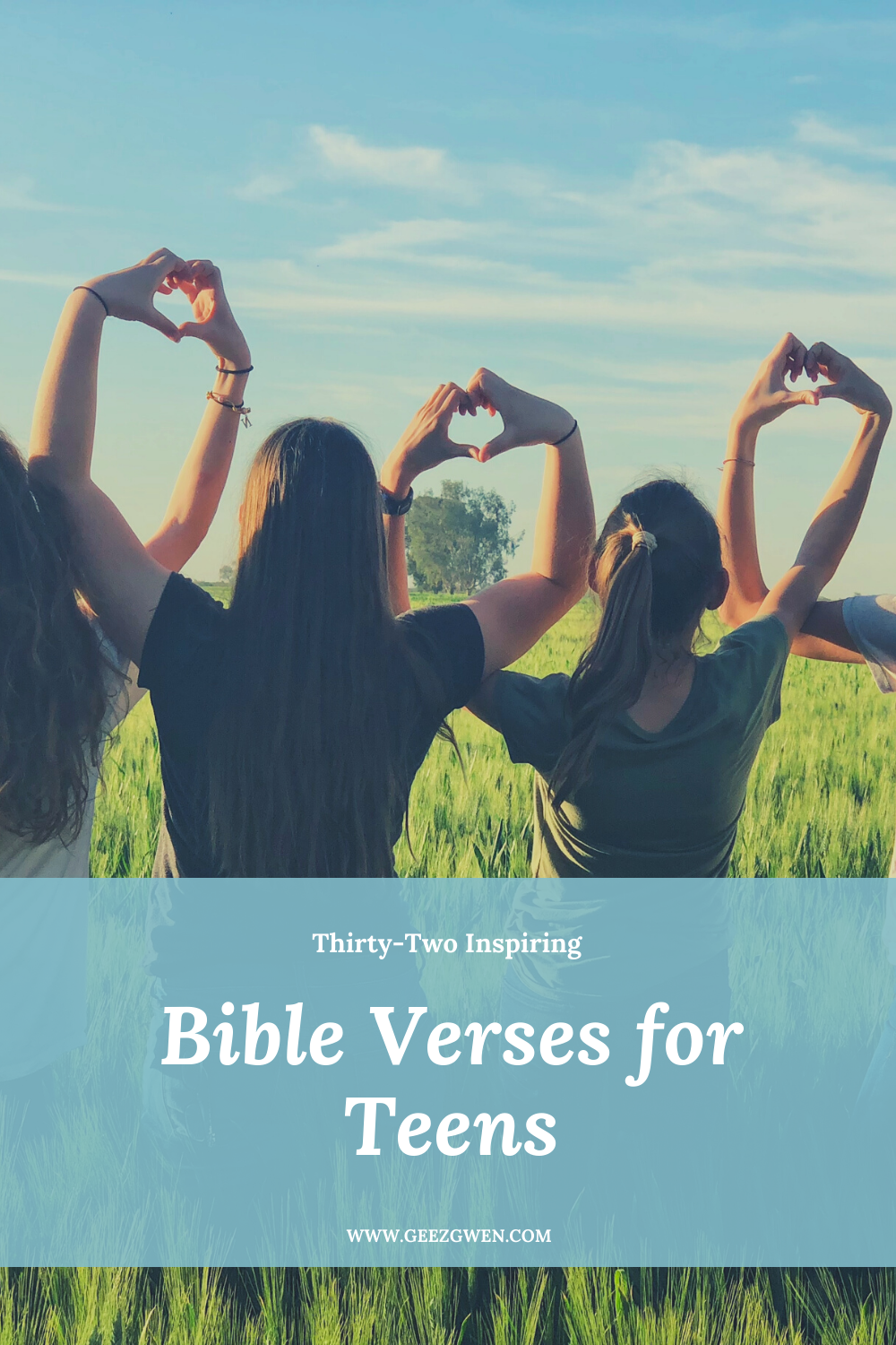 Inspiring Bible Verses for Teens with a Printable List to share.
