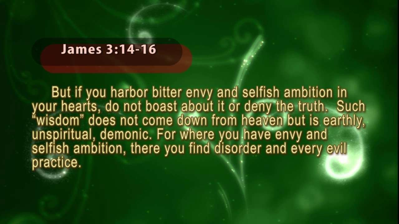 Jealousy, Envy, What the Bible Says..