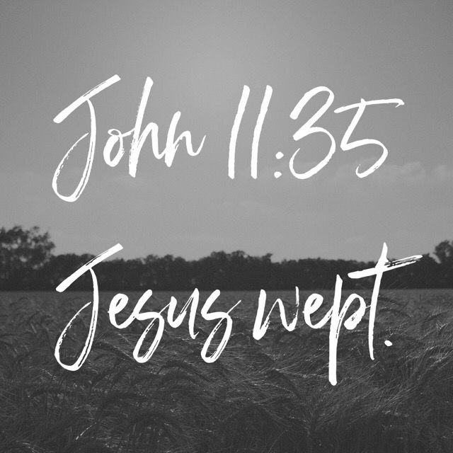 John 11:35 ESV Jesus wept #ChristJesus #LoveOfGod #Resurrection #Life # ...