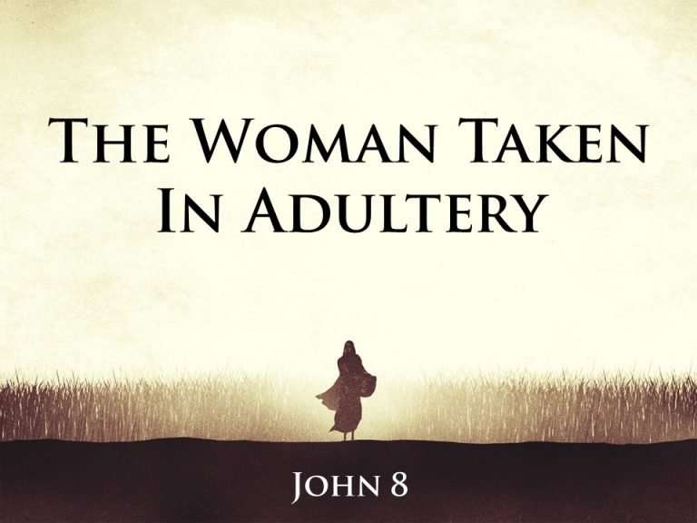 John 8: The Woman Taken In Adultery  Robison Street ...