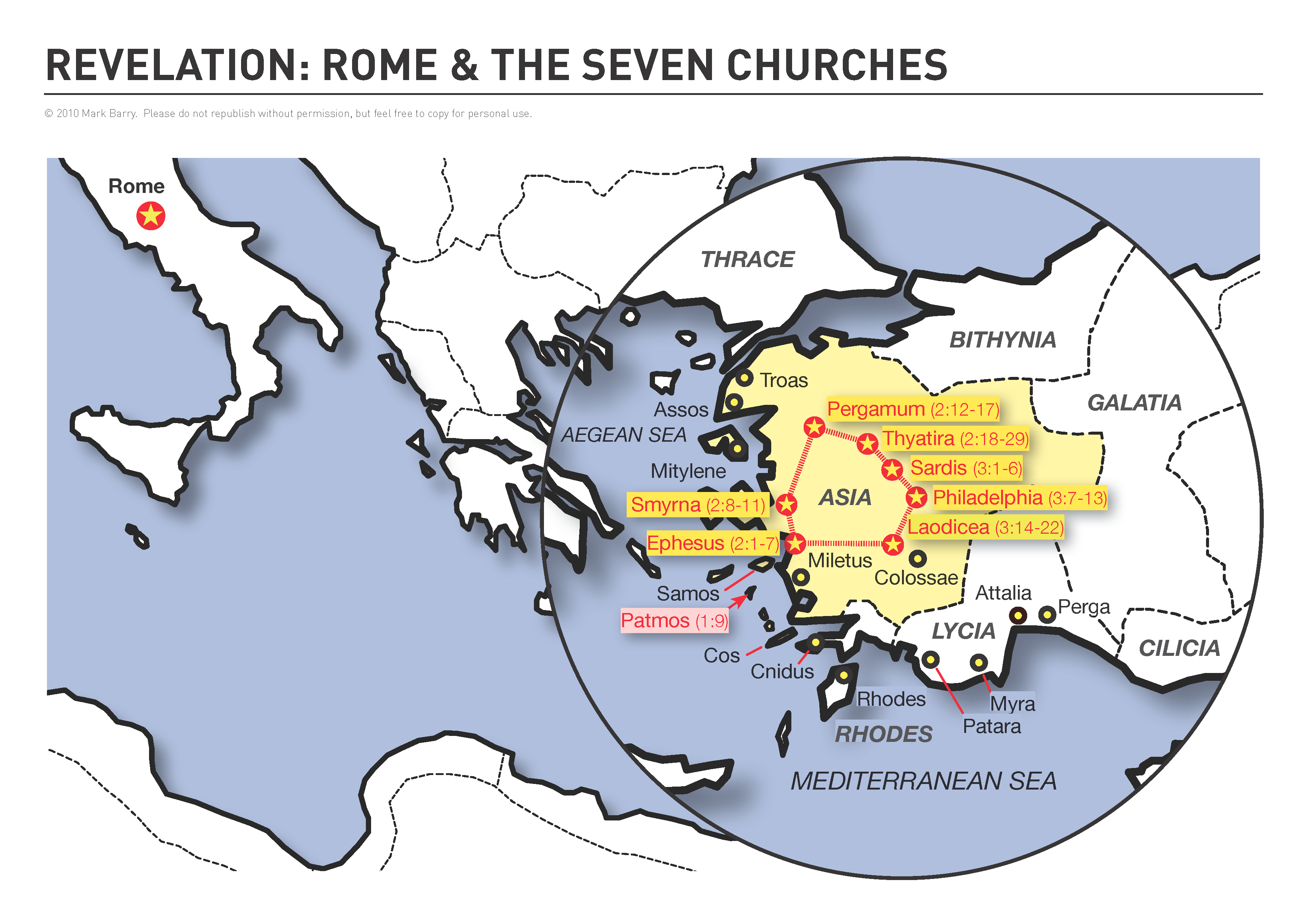 Maps of the Seven Churches of Revelation  MarxistDegeneracy