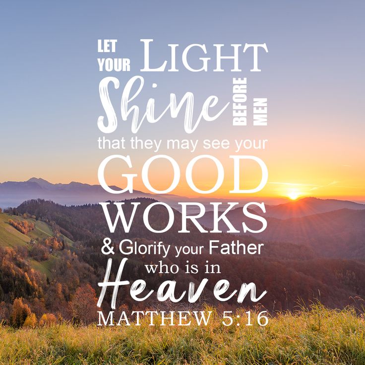 Matthew 5:16