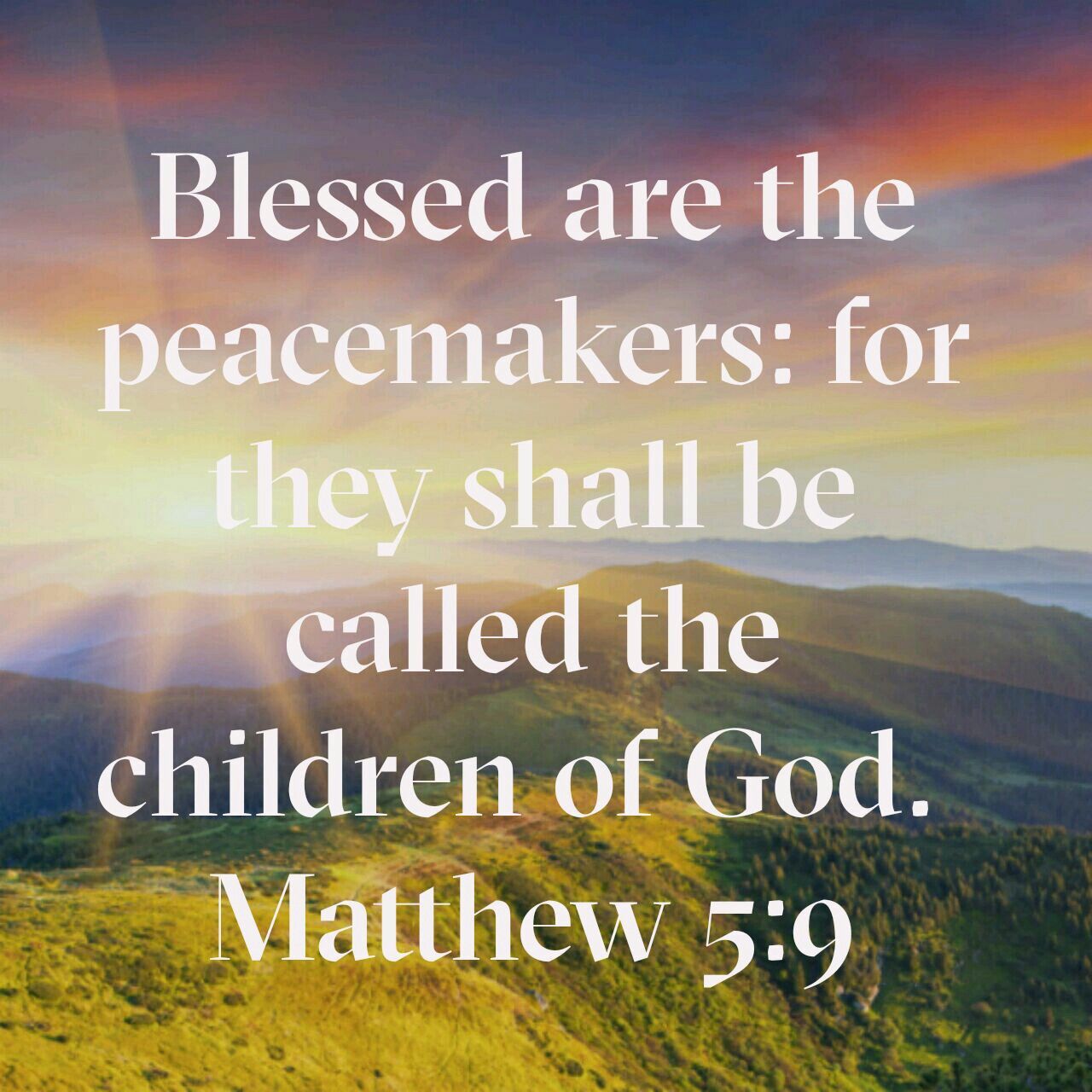Matthew 5:9