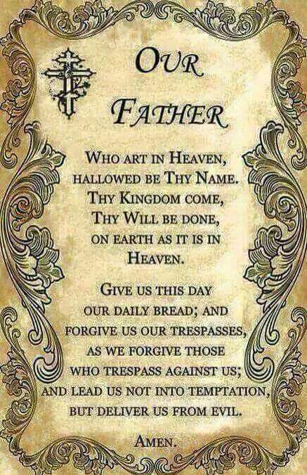 Our Father who art in Heaven, prayer