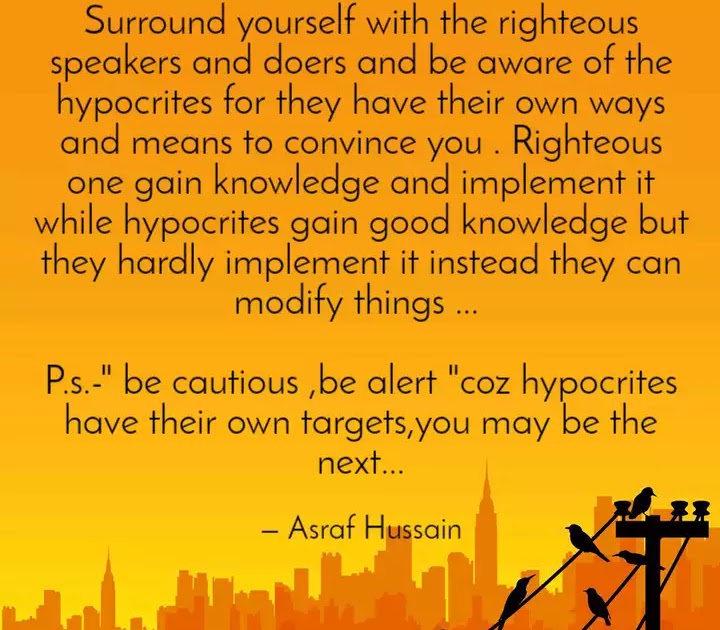 Quotes About Self Righteous Hypocrites