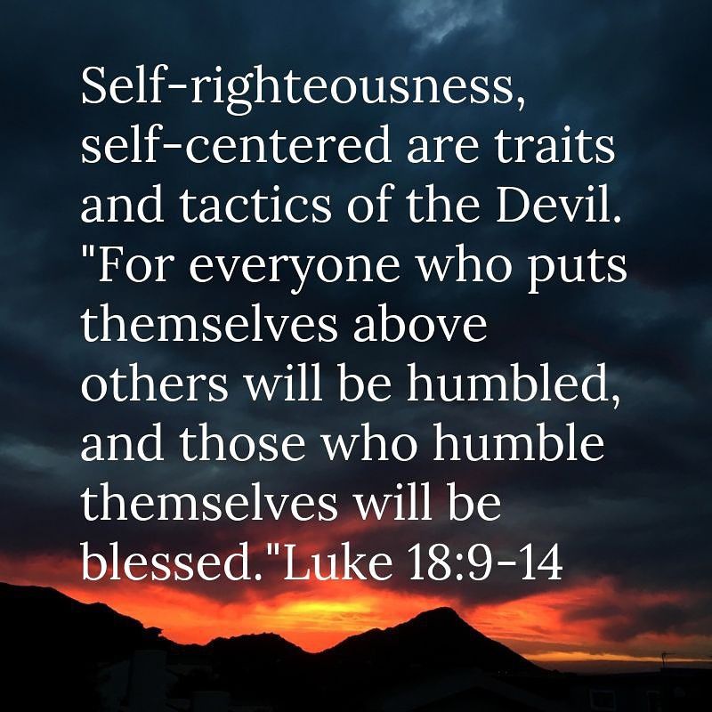Self Righteous Quotes Bible