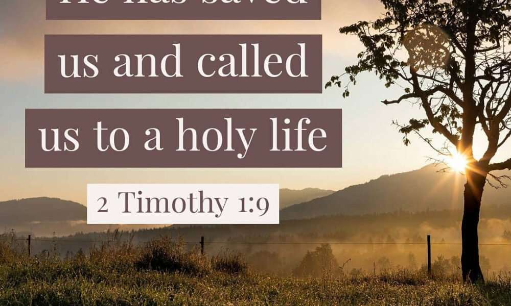 Short Bible Verses About 2 Timothy 1:9