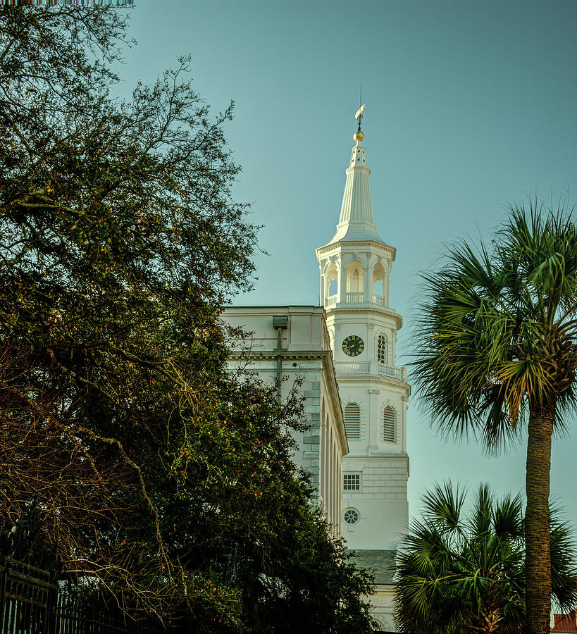 Steeple of St Michaels Church Charleston South Carolina Photograph by ...