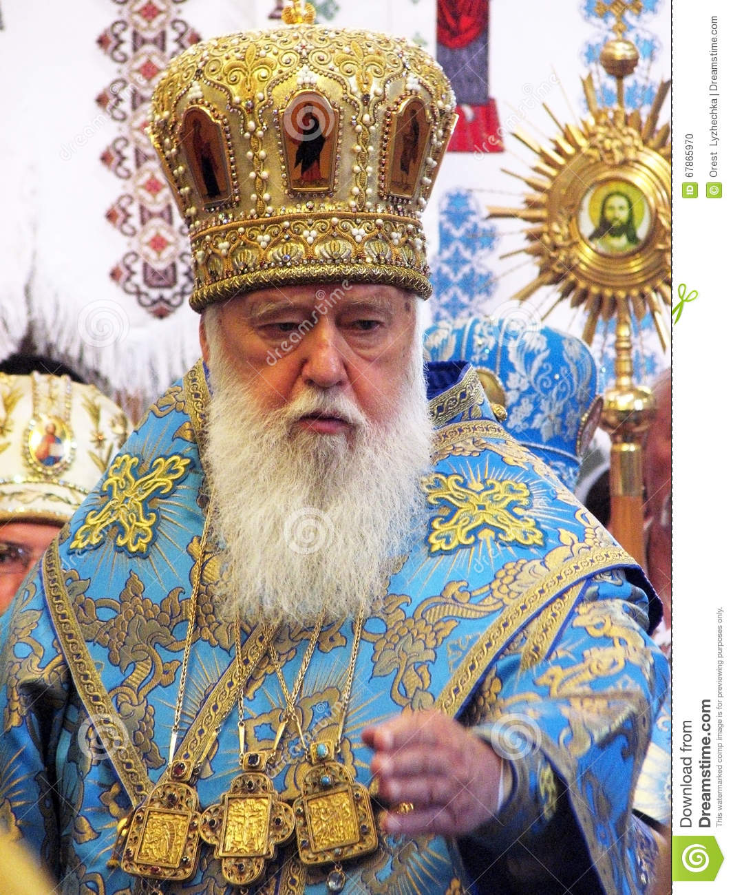 The Head Of The Ukrainian Orthodox Church Of The Kiev Patriarchate ...