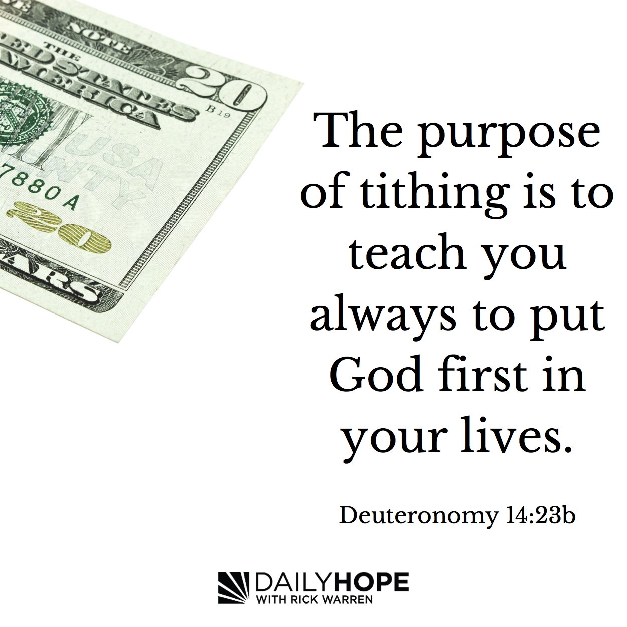 The Promise, Purpose, Place, and Day for Tithing