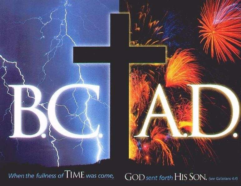 What is the meaning of BC and AD?